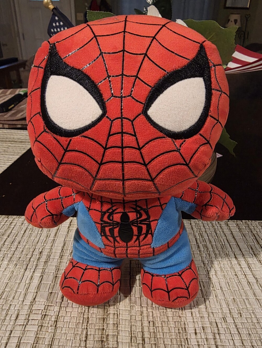 Marvel Spider-Man Plush Toy - Red, Blue, Black, White